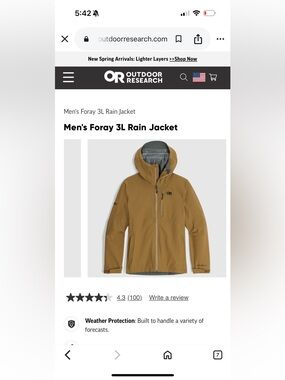 Outdoor research forey